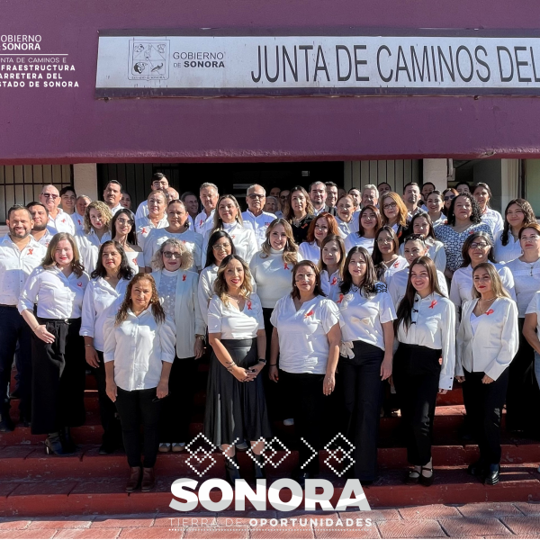 La Junta de Caminos e Infraestructura Carretera del Estado de Sonora se une a la conmemoración del Día Internacional de la Eliminación de la Violencia contra las Mujeres